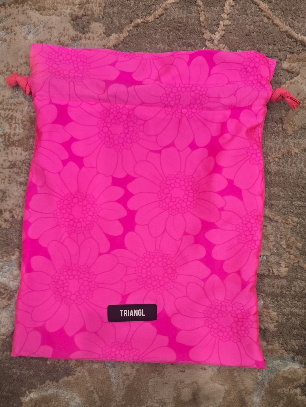 Pitaya floral Bathing suit travel bag